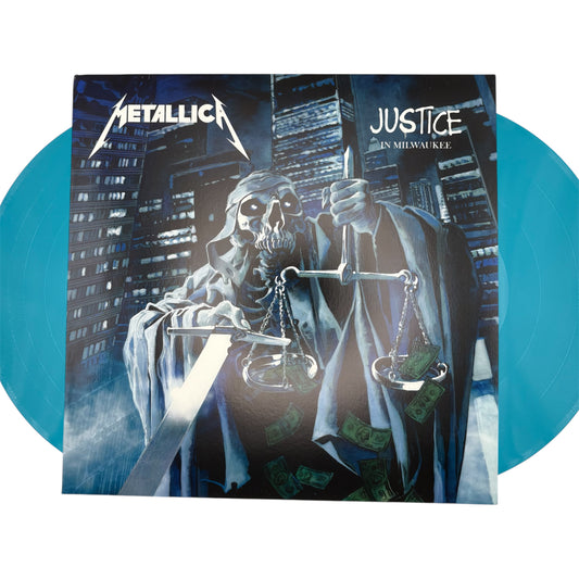 Metallica - Justice In Milwaukee (Limited Edition 12" Double-LP on Blue Electric Vinyl)