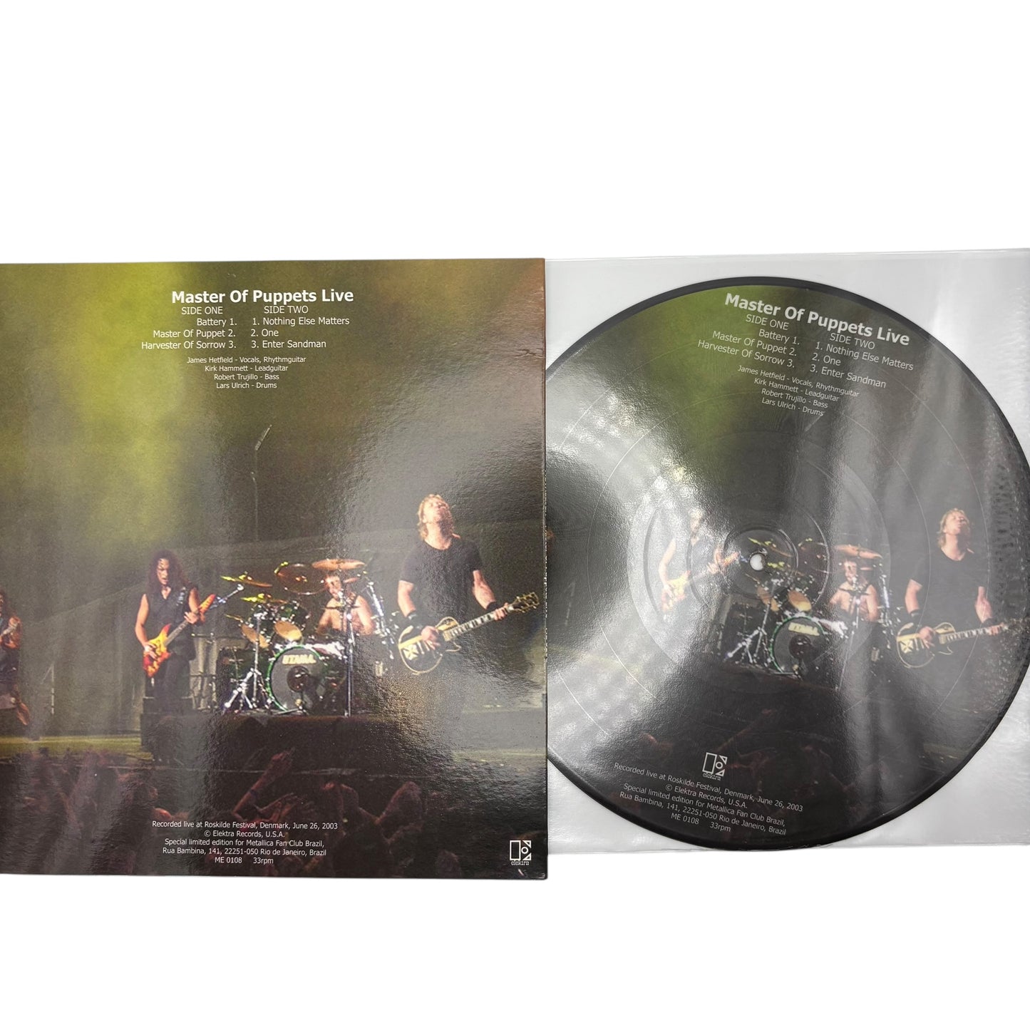 Metallica - Master Of Puppets Live (Limited Edition 10" Picture Disc)