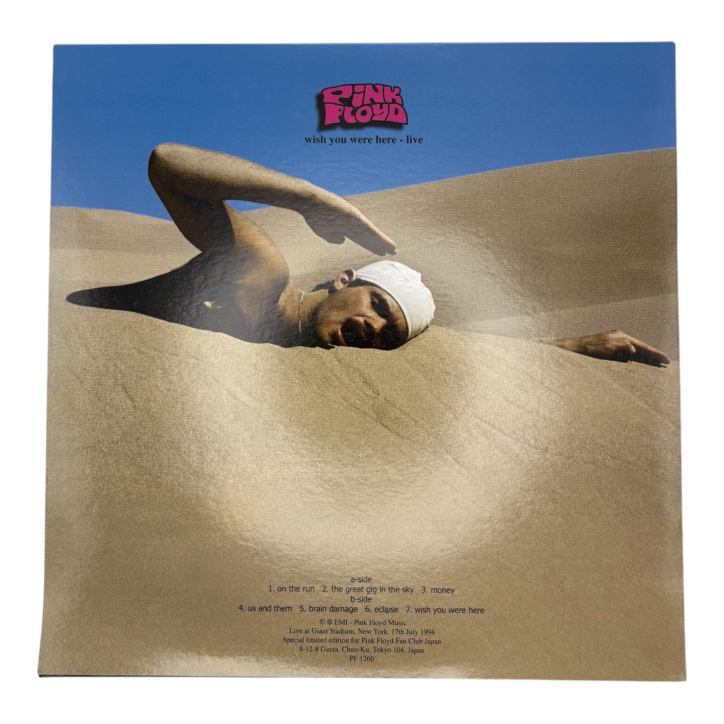 Pink Floyd - Wish You Were Here Live (Limited Edition 12" Picture Disc)