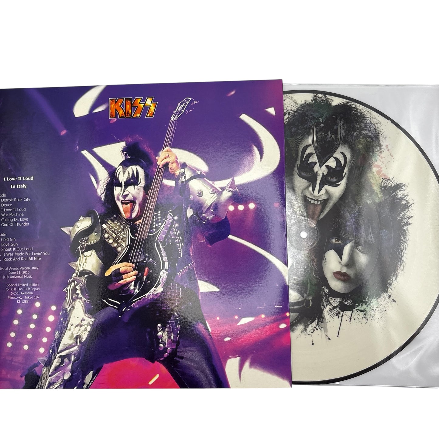 Kiss - I Love It Loud In Italy (Limited Edition 12" Picture Disc)