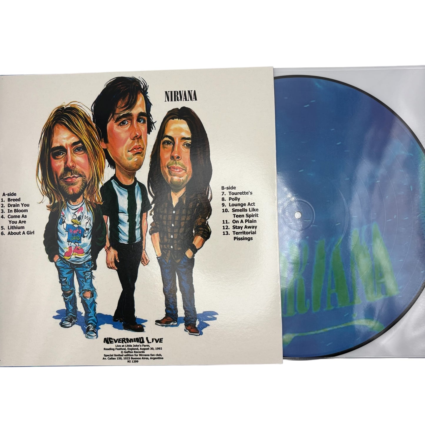 Nirvana - Nevermind Live (Limited Edition 12" Picture Disc)