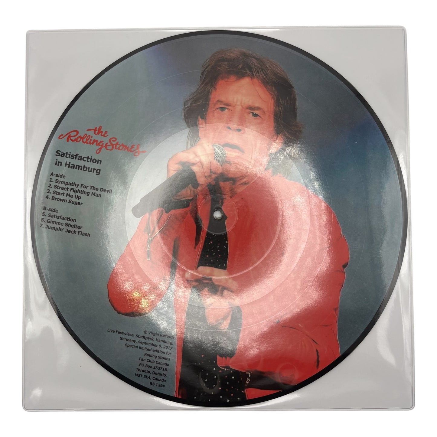 The Rolling Stones - Satisfaction In Hamburg (Limited Edition 12" Picture Disc)