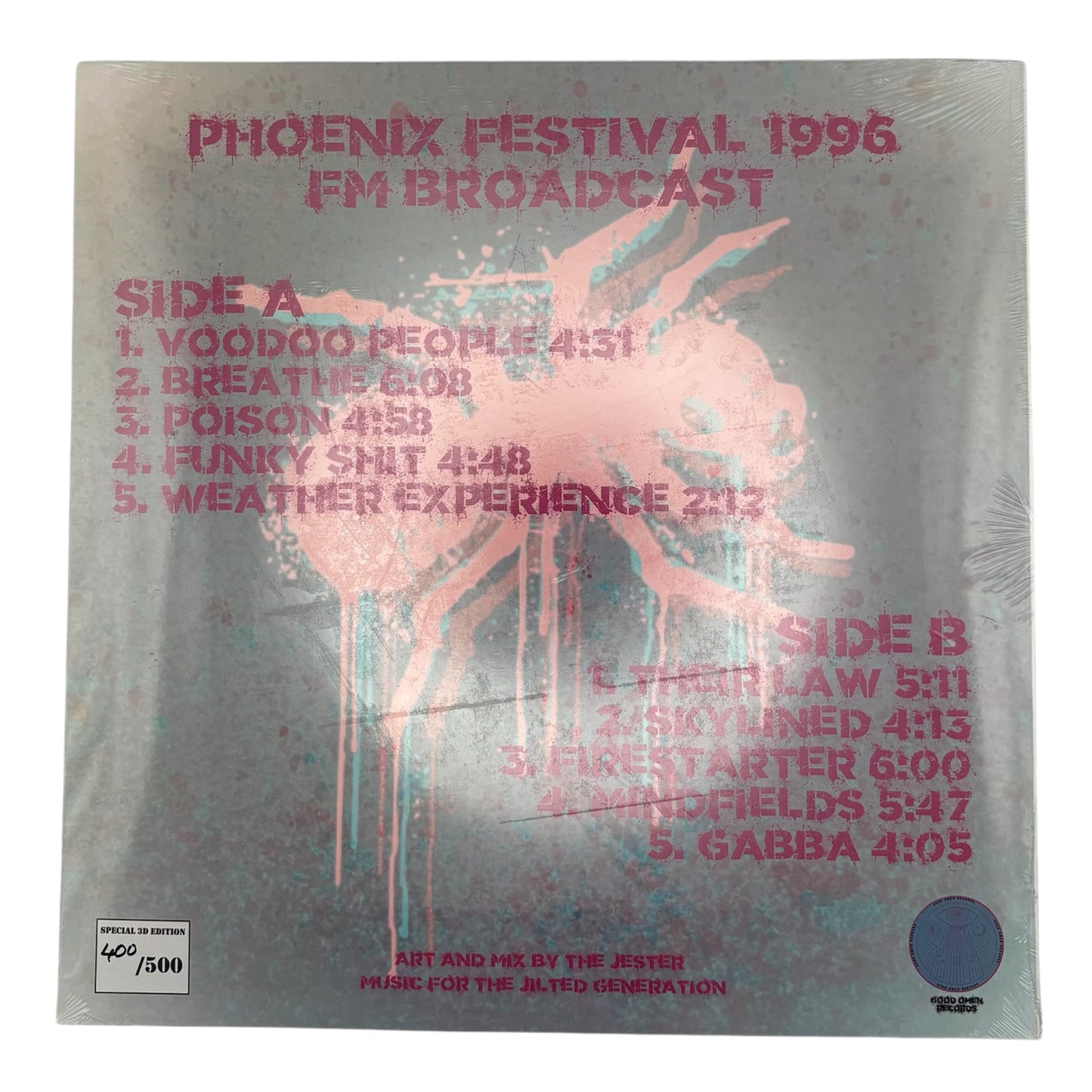 The Prodigy - Come Play My Game (Limited Edition 12" Album With 3D Cover Includes 3D Glasses on Pink Vinyl)