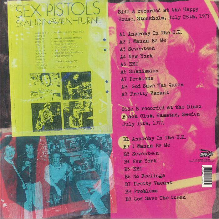 Sex Pistols - Sweden Heaven & Hell (12" Album on Black Vinyl)