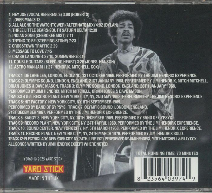 Jimi Hendrix - The Unsurpassed Masters: Studio Takes 1966-1970 (1-CD)