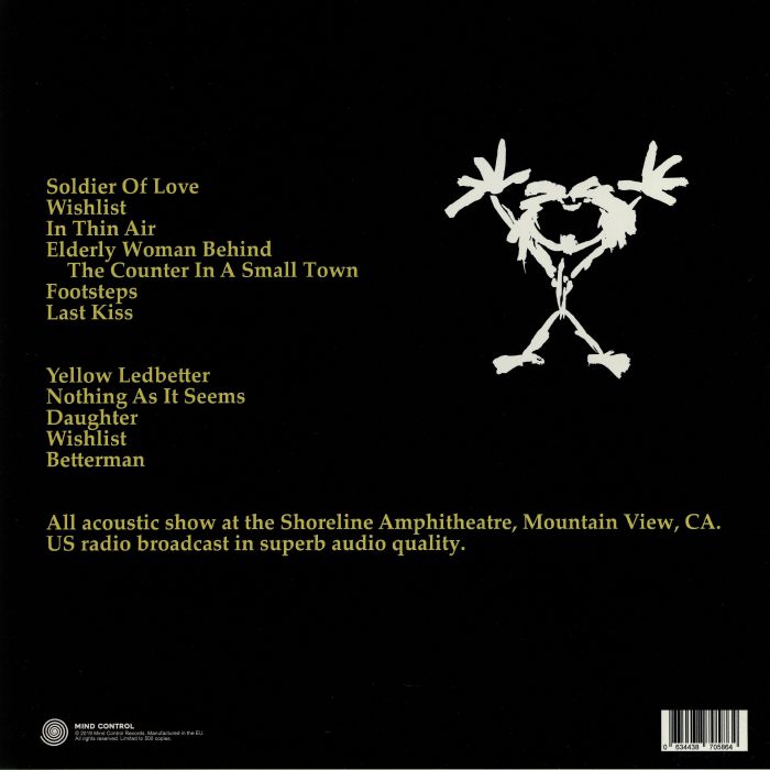 Pearl Jam - Acoustic In Mountainview CA (Limited Edition 12" Album on Black Vinyl)