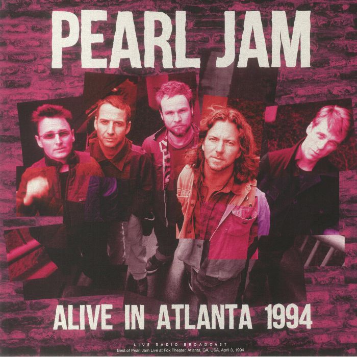 Pearl Jam - Alive In Atlanta 1994 (12" Album on 180 Gram Black Vinyl)