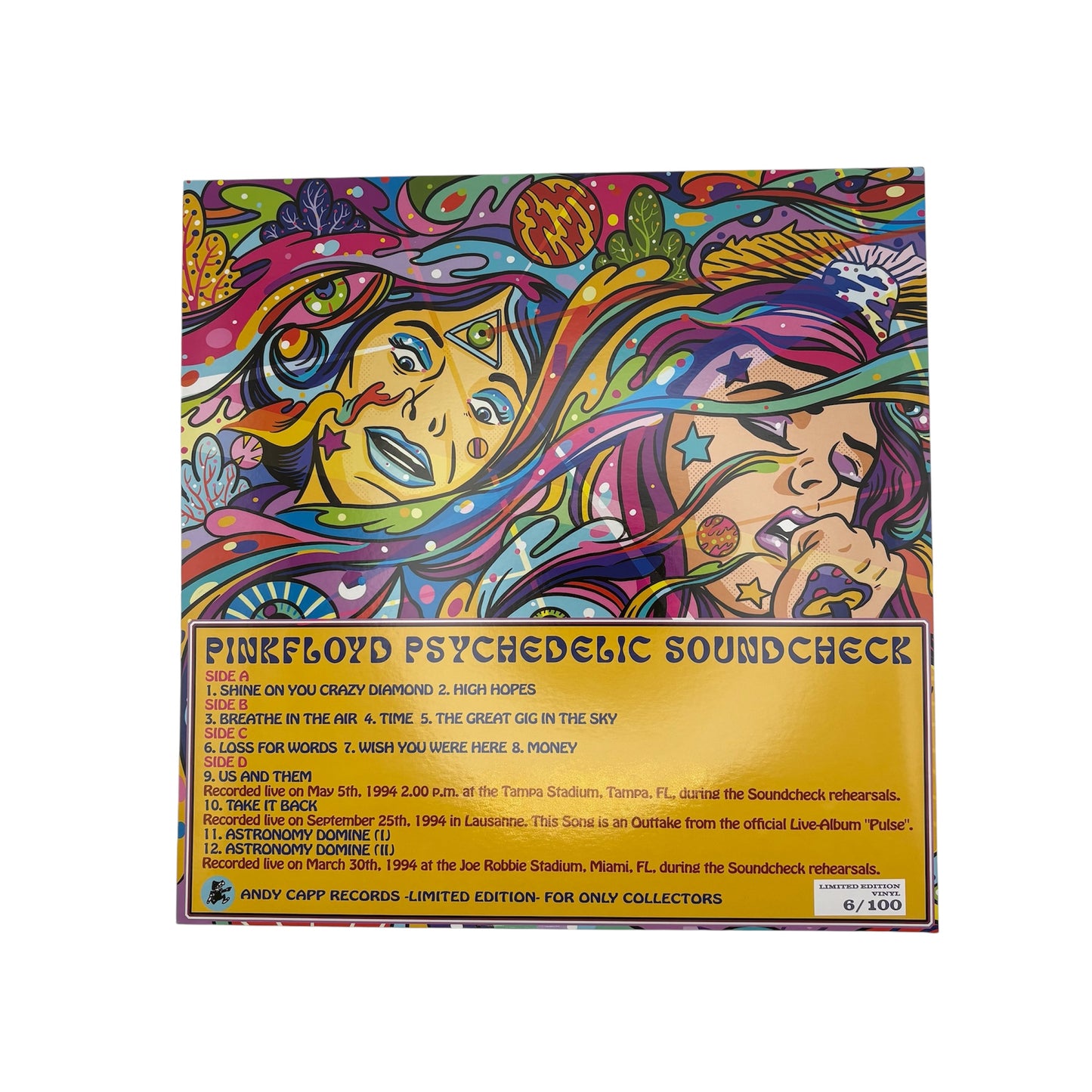 Pink Floyd - Psychedelic Soundcheck (Limited Edition Double-LP on Purple Translucent Vinyl)