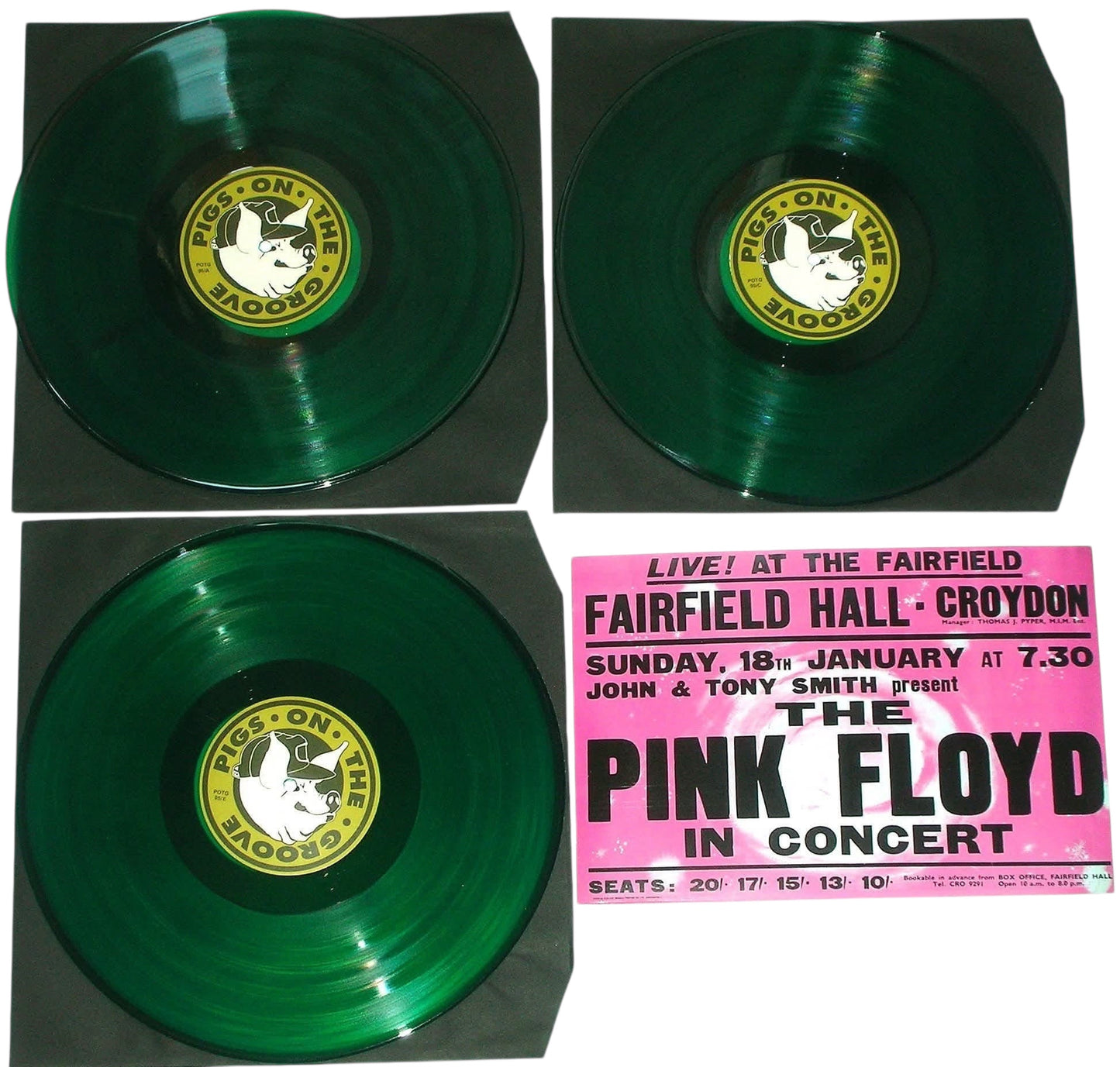 Pink Floyd - Amazing Croydon (Limited Edition Triple-LP Box Set on Coloured Vinyl) Comes With T-Shirt Plus Extras