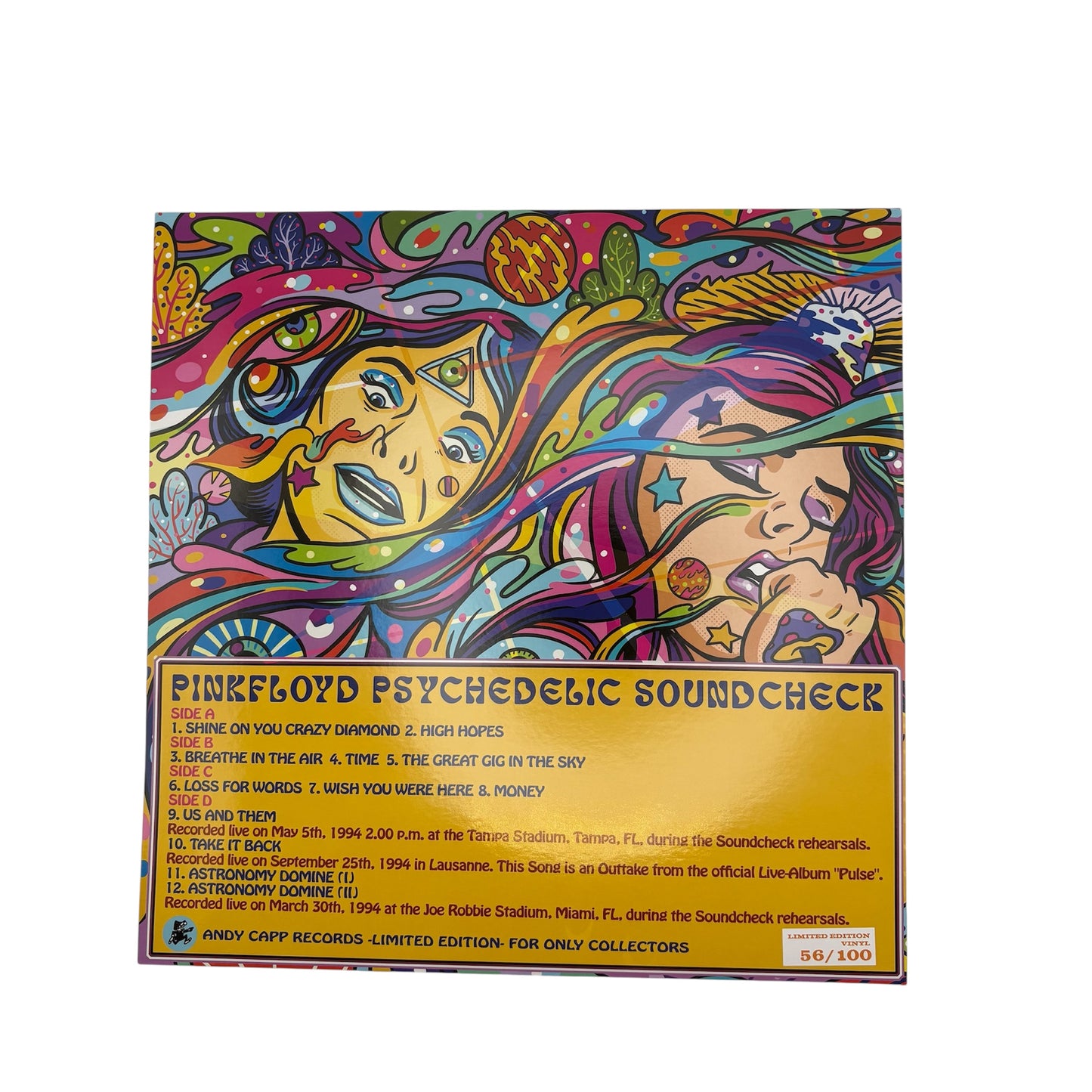 Pink Floyd - Psychedelic Soundcheck (Limited Edition Double-LP on Orange Translucent Vinyl)