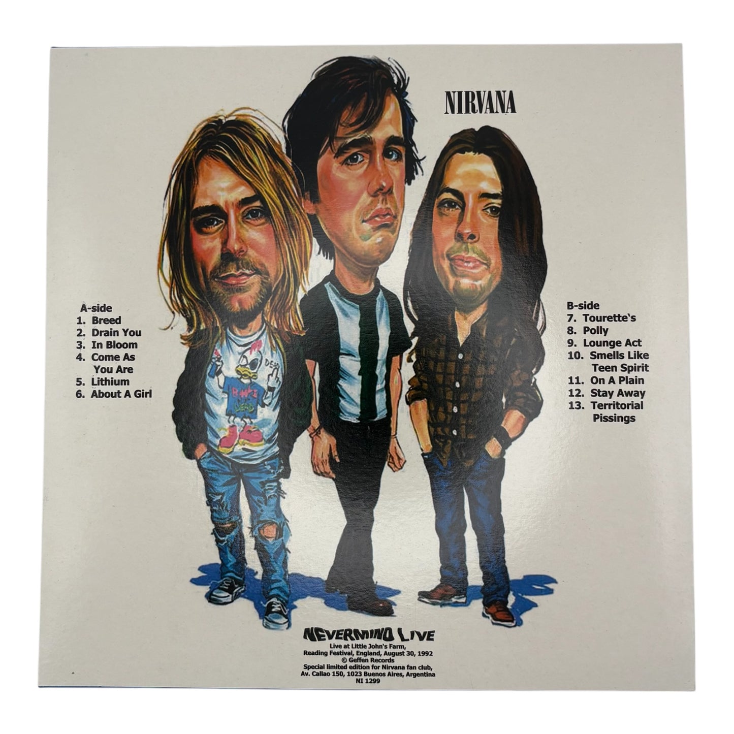 Nirvana - Nevermind Live (Limited Edition 12" Picture Disc)