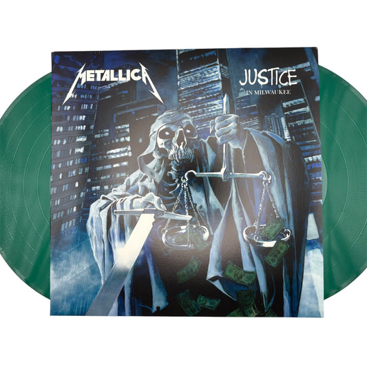 Metallica - Justice In Milwaukee (Limited Edition 12" Double-LP on Dark Green Vinyl)