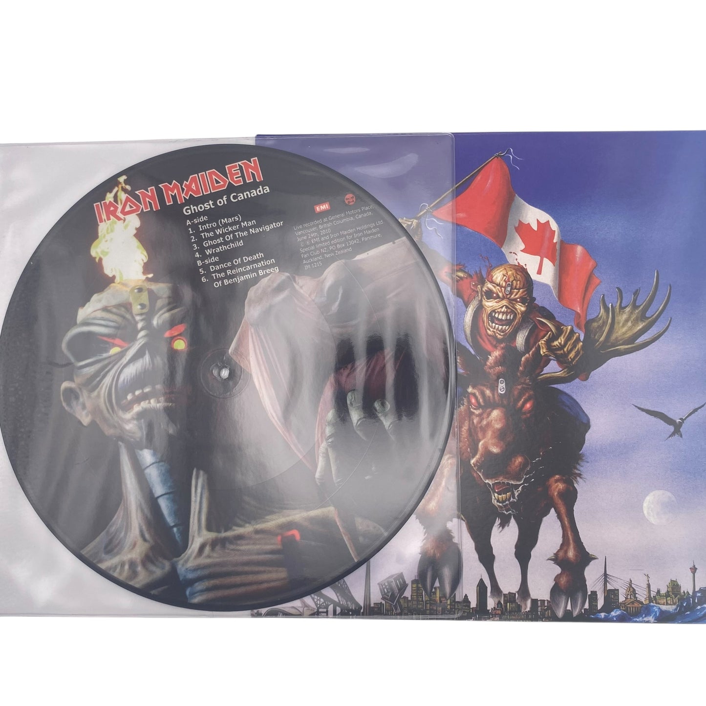 Iron Maiden - Ghost Of Canada (Limited Edition 12" Picture Disc)