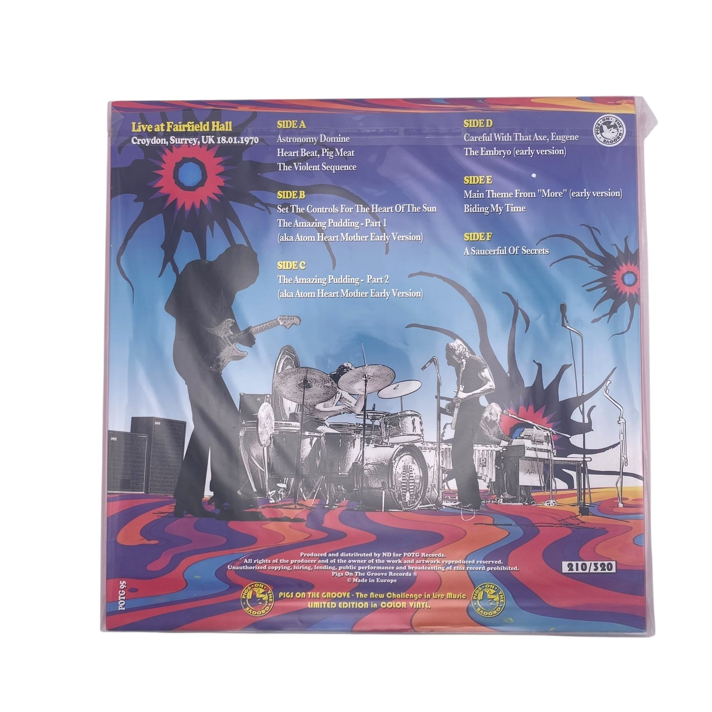 Pink Floyd - Amazing Croydon (Limited Edition Triple-LP Box Set on Coloured Vinyl) Comes With T-Shirt Plus Extras